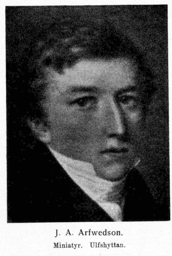 Johan August Arfwedson upptäckte litium
